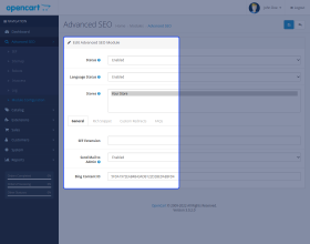 Opencart SEO Extension