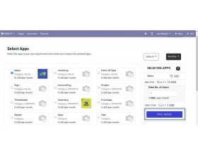 Odoo SaaS Custom Plans