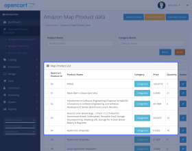 Opencart Amazon Connector