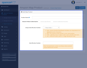 Opencart Amazon Connector