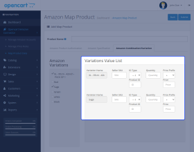 Opencart Amazon Connector