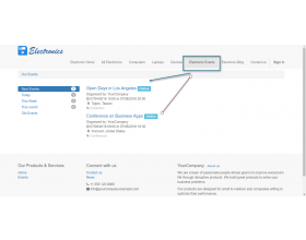 Odoo Multi Website Event Extension