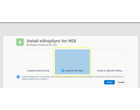 Wix Stores and Salesforce Integration