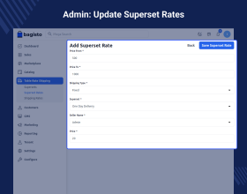 Laravel eCommerce Multi Tenant Marketplace Table Rate Shipping