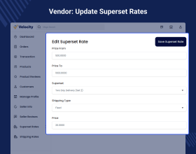 Laravel eCommerce Multi Tenant Marketplace Table Rate Shipping