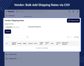 Laravel eCommerce Multi Tenant Marketplace Table Rate Shipping