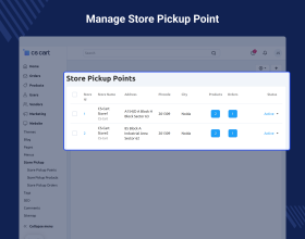CS-Cart Store Pickup Shipping