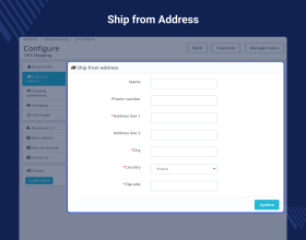 Prestashop UPS Shipping