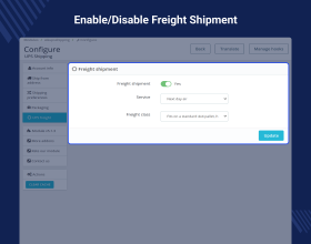 Prestashop UPS Shipping