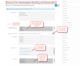Opencart Marketplace Advanced Booking Reservation Discount