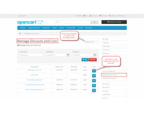 Opencart Marketplace Advanced Booking Reservation Discount