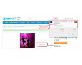 Opencart Marketplace Advanced Booking Reservation Discount