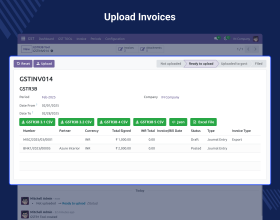 Odoo GSTR3B - Returns And Invoices