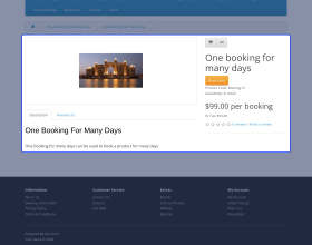 Opencart Booking Reservation System
