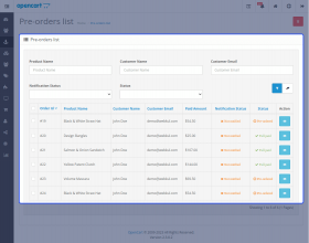 Opencart Marketplace Multi Tenant Pre-Order