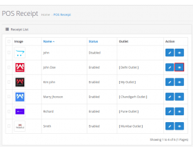 OpenCart POS Custom Receipt
