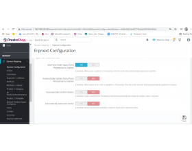 Prestashop ERPnext Connector