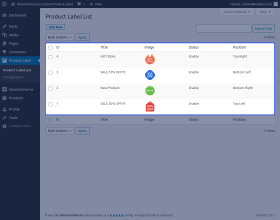 WooCommerce Custom Product Labels