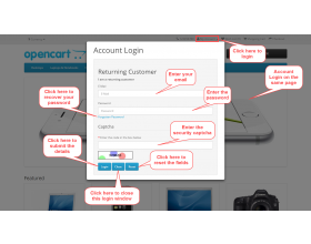Opencart Quick Login And Registration