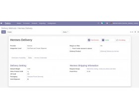 Odoo Hermes Shipping Integration
