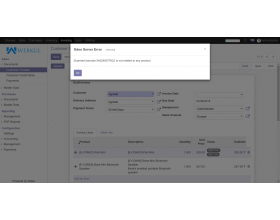 Odoo Invoice Barcode Scanning