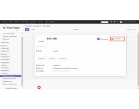 Odoo Website Paymill Payment Acquirer