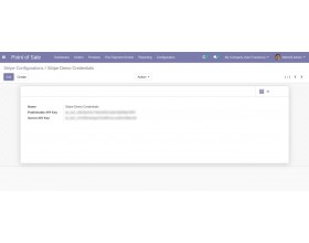 Odoo POS Stripe Payment Acquirer
