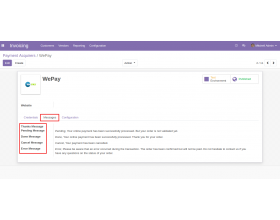 Odoo Website Wepay Payment Acquirer