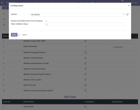 Odoo Website Email Verification