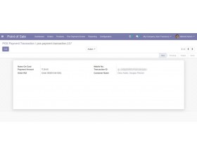 Odoo POS Stripe Payment Acquirer