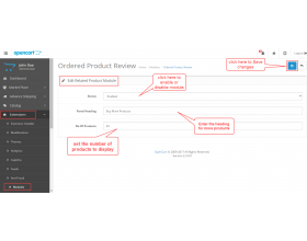 Opencart Ordered Product Review