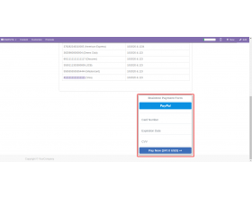 Odoo Website Braintree Payment Acquirer