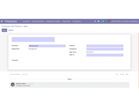 Odoo Employee Sick Report Management