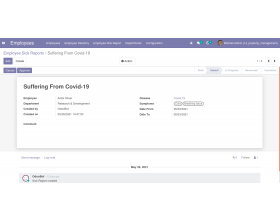 Odoo Employee Sick Report Management