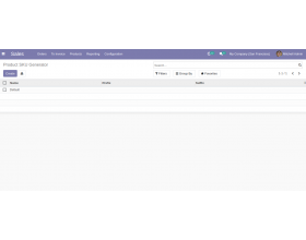 Odoo SKU Generator