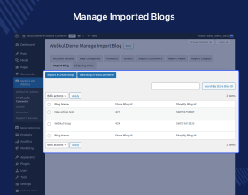 Shopify Connector for WooCommerce