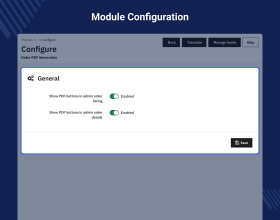 PrestaShop Order Multiple PDF Generator