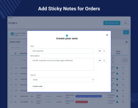 Prestashop Sticky Notes