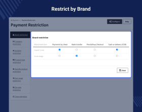 Prestashop Advanced Restrict Payment Methods Pro