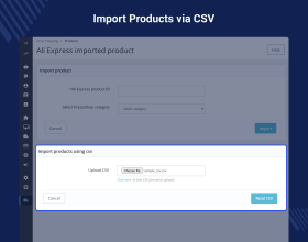 PrestaShop AliExpress Dropshipping - API Based