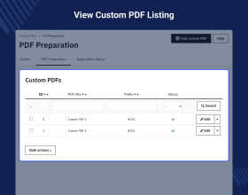 PrestaShop Order Multiple PDF Generator