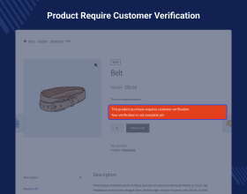 Customer Verification for WooCommerce