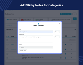 Prestashop Sticky Notes