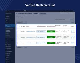 Customer Verification for WooCommerce