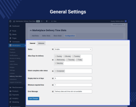 WooCommerce Marketplace Delivery Date Time Slots