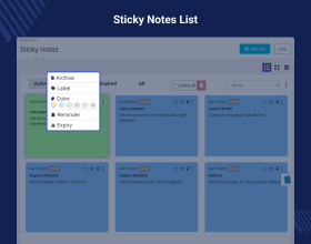 Prestashop Sticky Notes