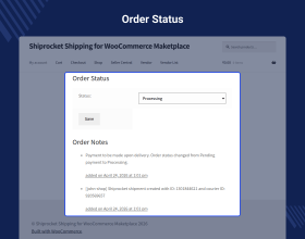 WooCommerce Marketplace Shiprocket Shipping