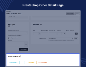 PrestaShop Order Multiple PDF Generator