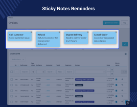 Prestashop Sticky Notes