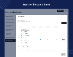 Prestashop Advanced Restrict Payment Methods Pro